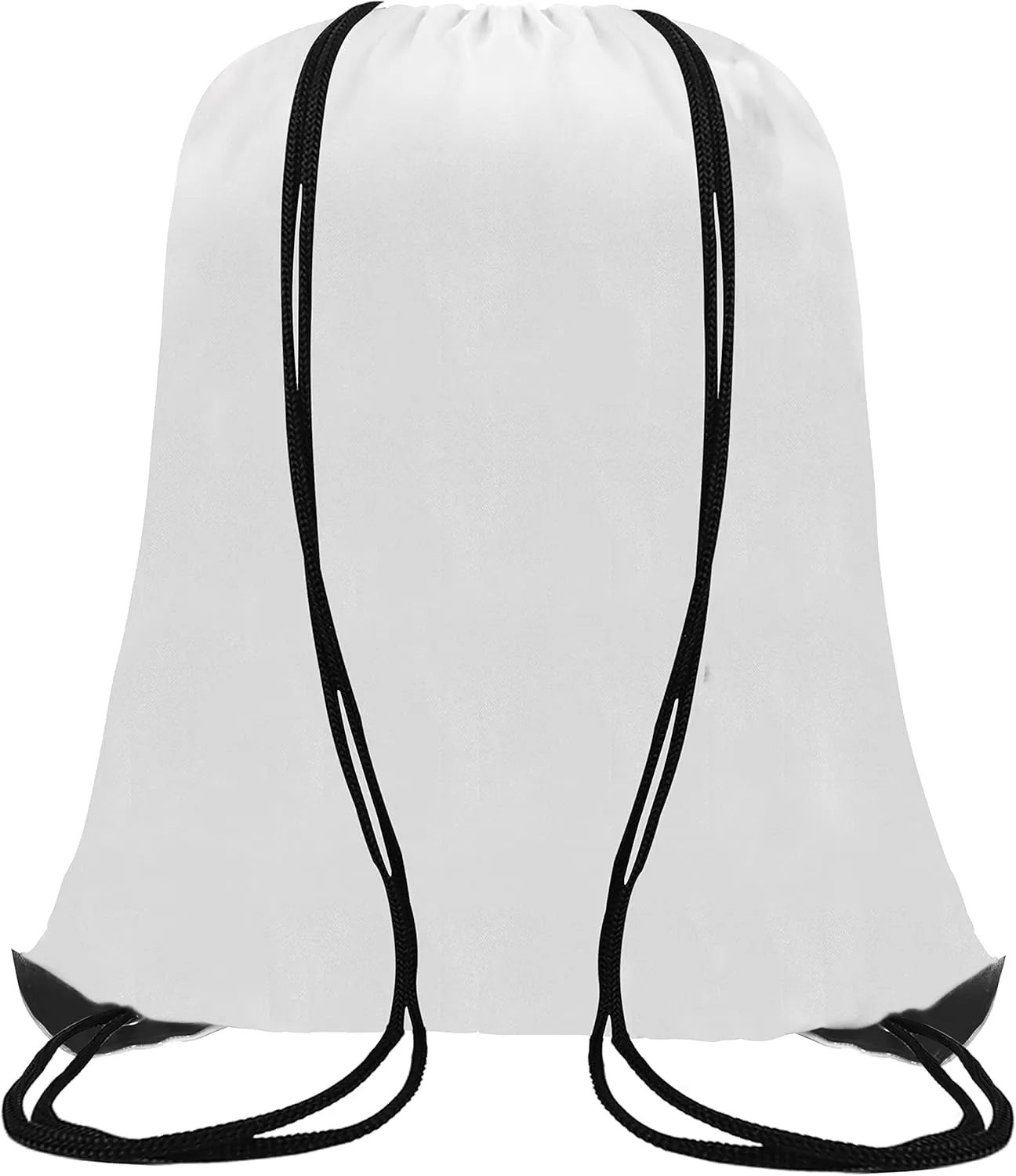 60 Pieces Drawstring Backpack Bags Sports Sackpack Bulk Cinch Gym Bag For Women Men Outdoor Sports Backpack??White??