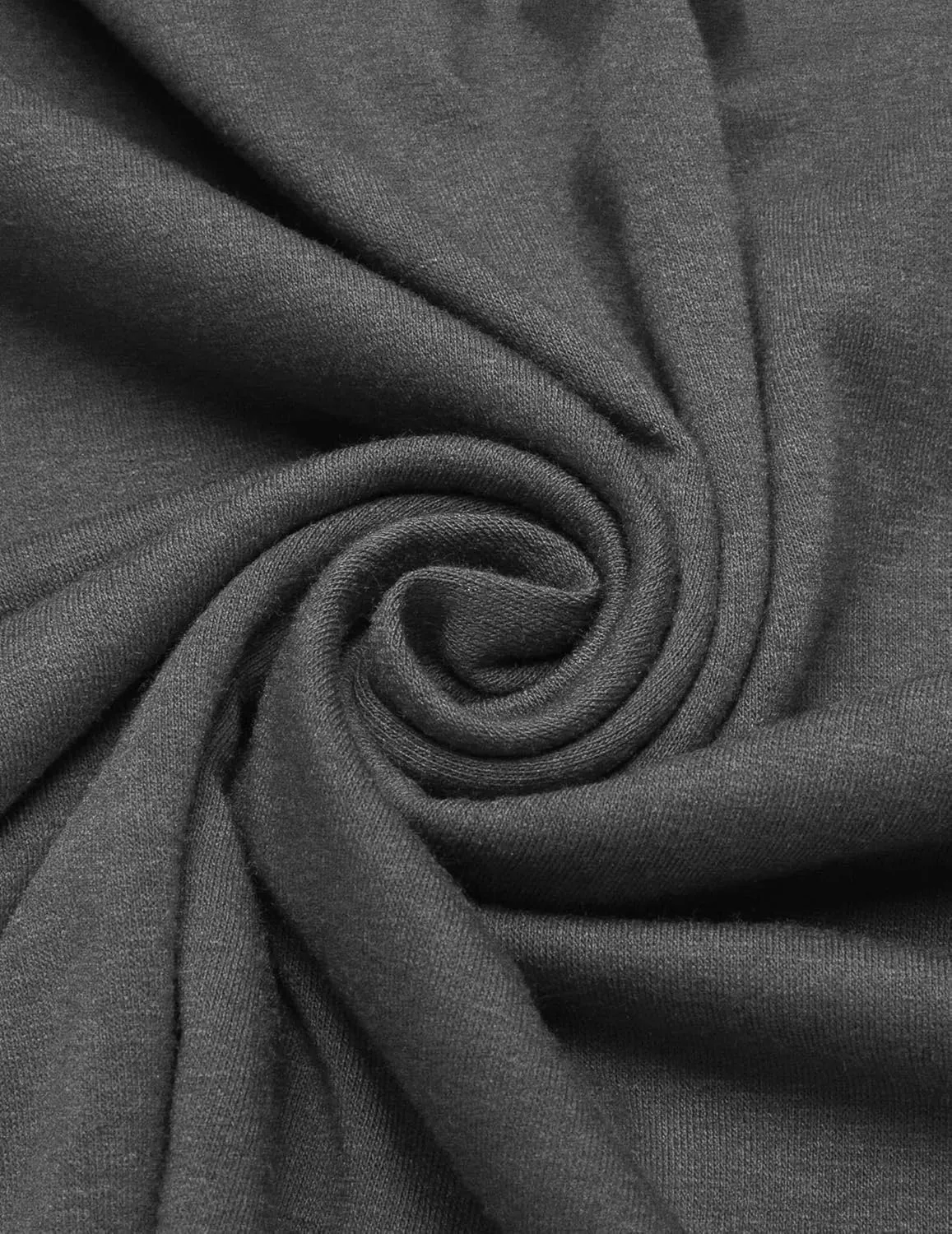 COOFANDY Long Hooded Cardigan Ruffle Shawl Collar Open Front Lightweight Drape Cape Overcoat with Pockets
