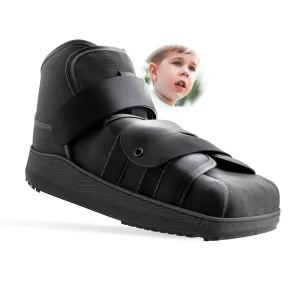 High Medical Shoe Closed Toe, Size XS, Walking Boot & Foot Brace, Post Op/Orthopedic Boot for Injured Foot for Kids