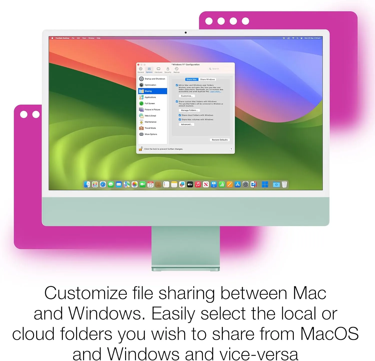 Parallels Desktop 20 for Mac | Run Windows on Mac Virtual Machine Software | Authorized by Microsoft | 1 Year Subscription [Mac Key Card]