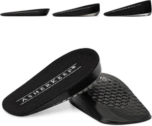 Shoe Lifts Heel Height Insoles - Height Increase Insoles for Men & Women, Invisible Foot Pads Shoe Inserts, Lifts w/Cooling Gel Technology, Honeycomb Design & 3 Height Options (2pcs of 1 Inch Lift)